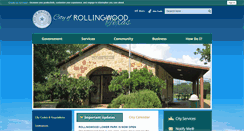 Desktop Screenshot of cityofrollingwood.com