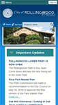 Mobile Screenshot of cityofrollingwood.com
